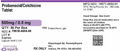 Mm1 (Probenecid Colchicine 500mg   0.5mg 70518 4644 00)